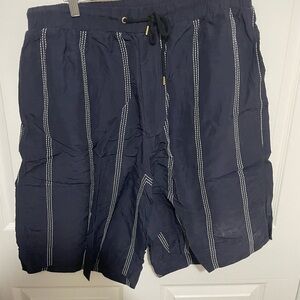 Giorgio Armani Navy Striped Shorts